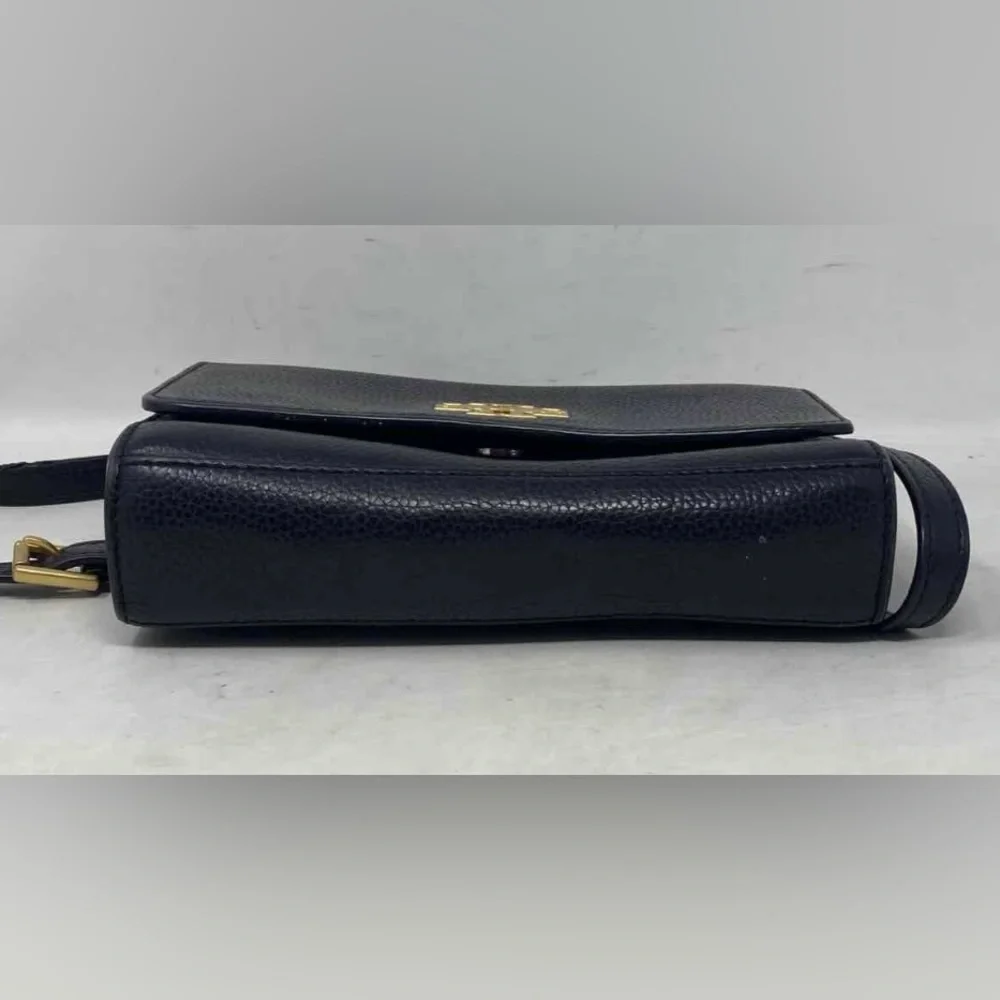 Tory Burch Black Crossbody Bag with Gold Logo - Picture 4 of 14
